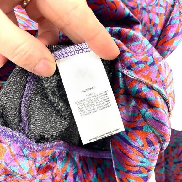 LILI SIDONIO velvet Printed‎ Hoodie top Size M boho - Picture 10 of 10